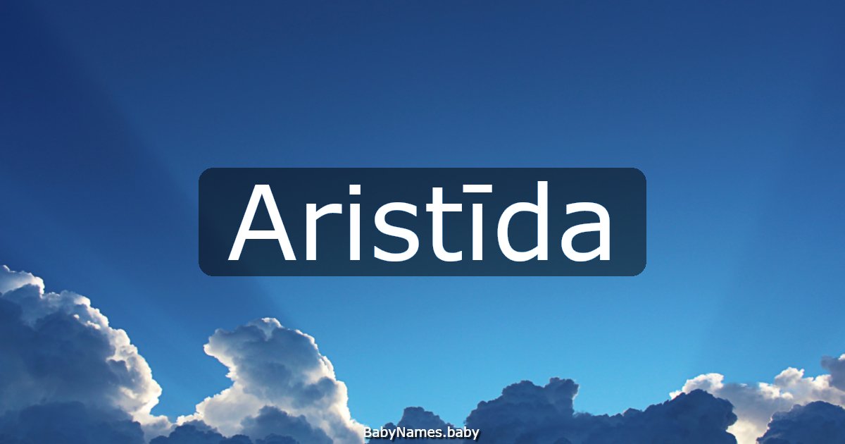 Aristīda