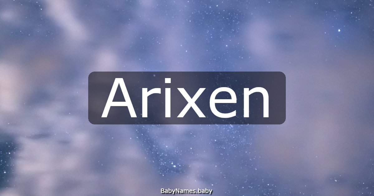 Arixen