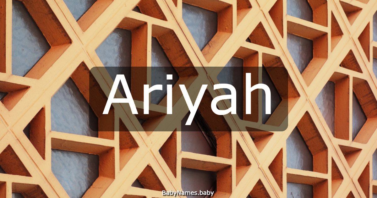 Ariyah
