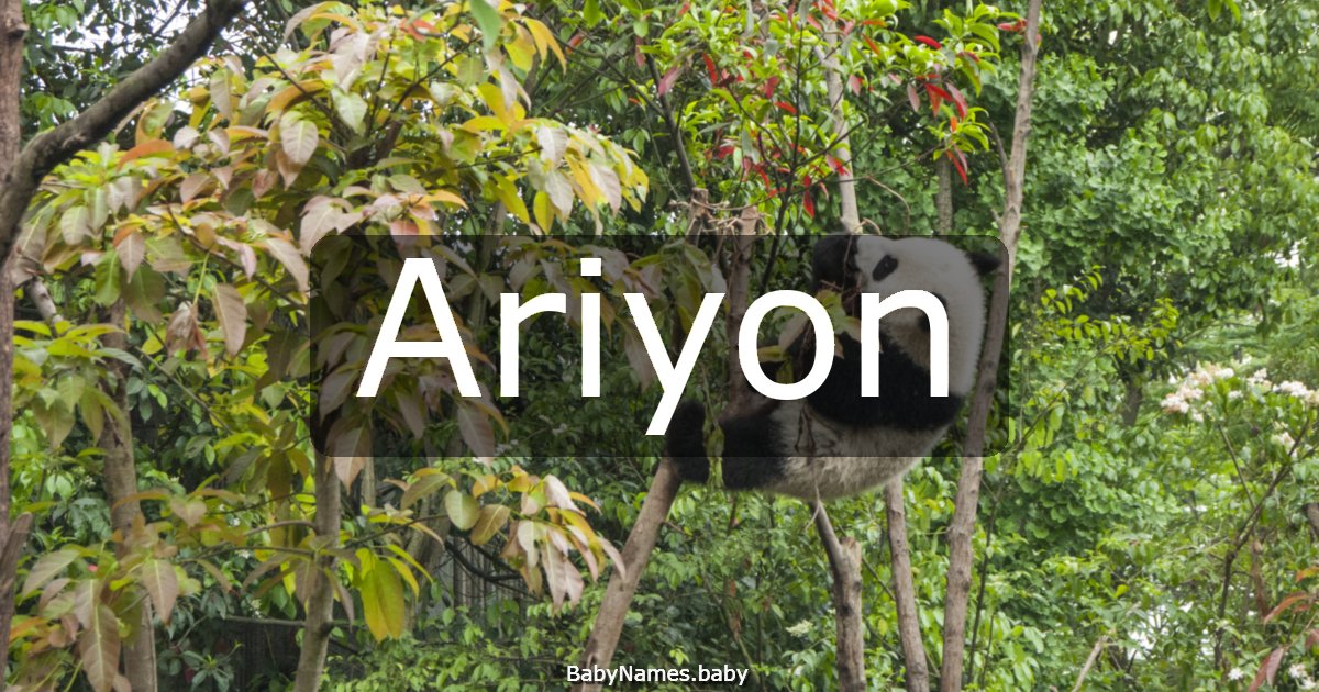 Ariyon