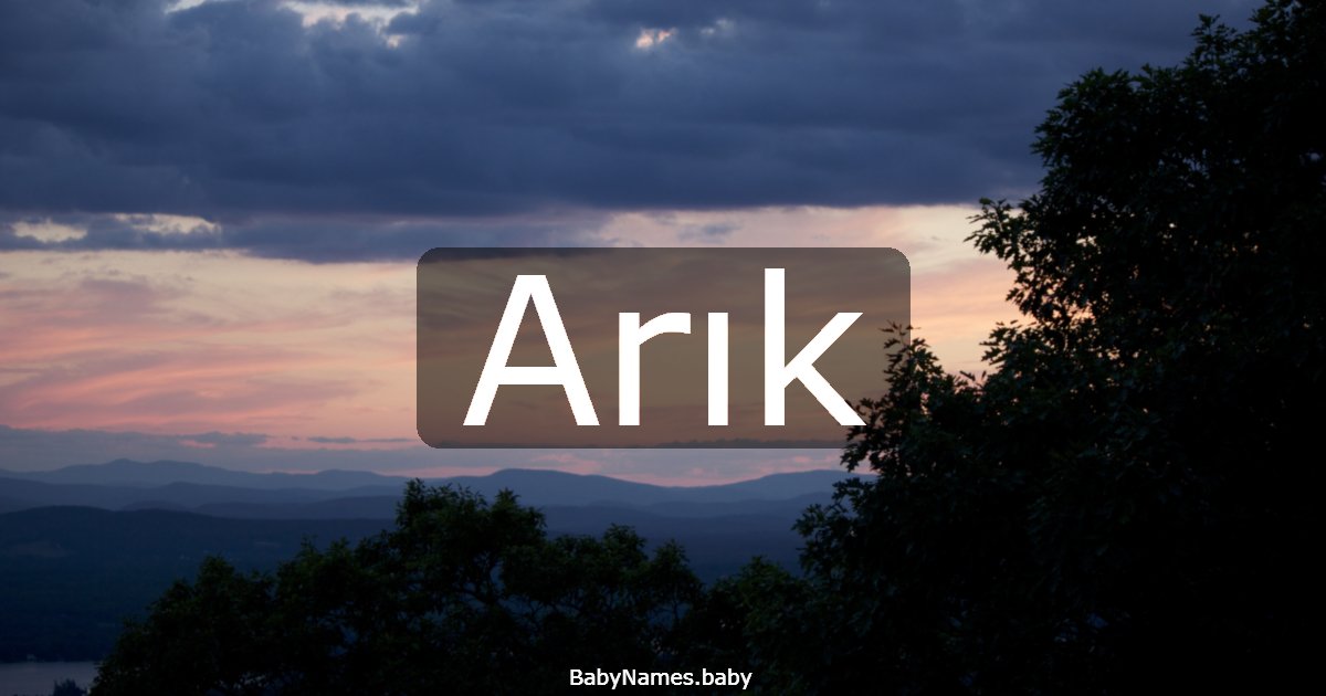 Arık