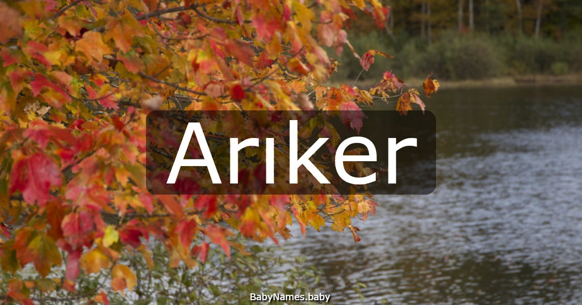 Arıker