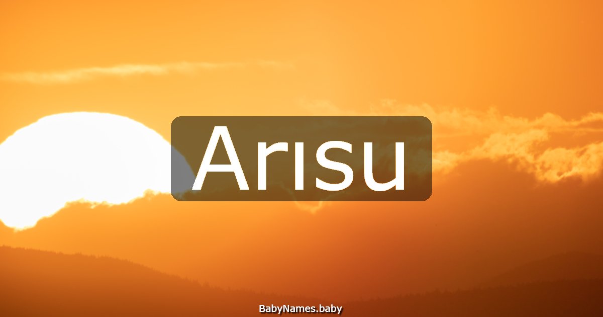 Arısu