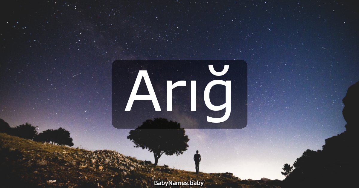 Arığ