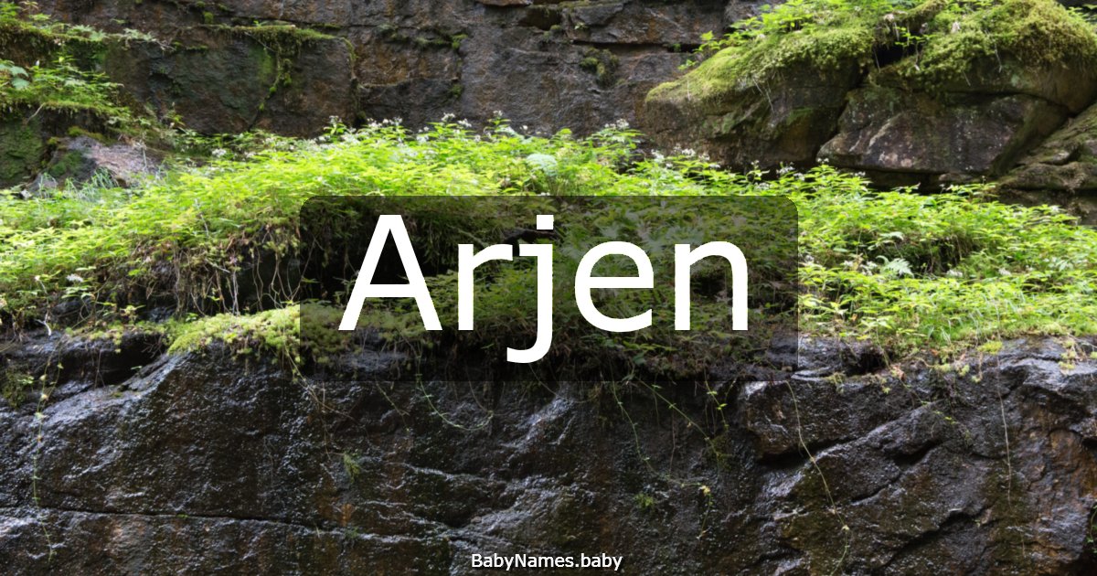 Arjen