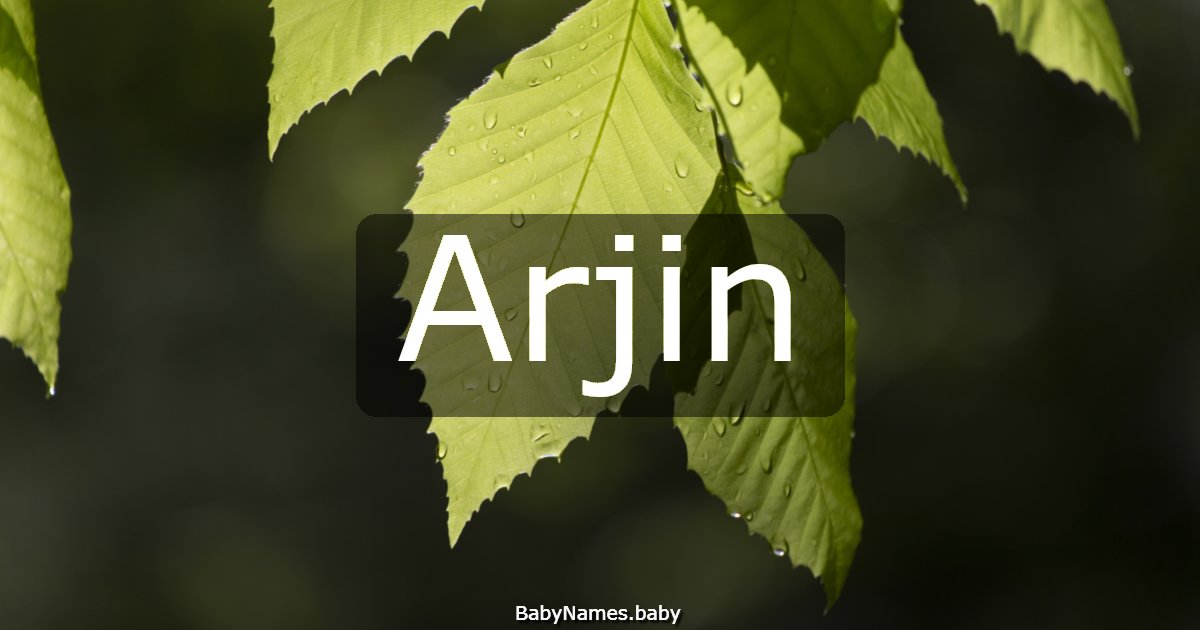 Arjin