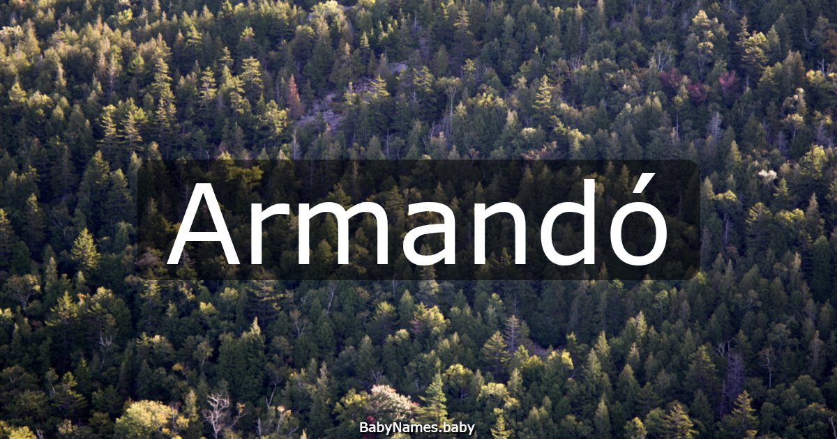 Armandó