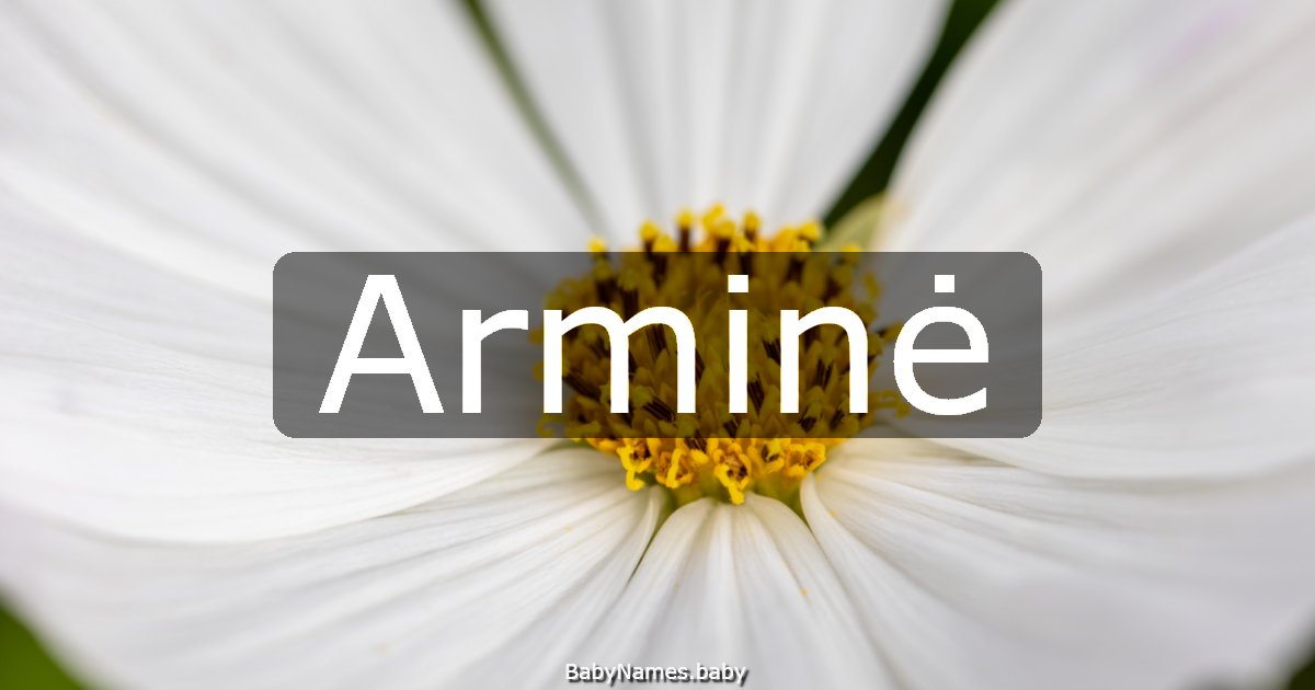 Arminė