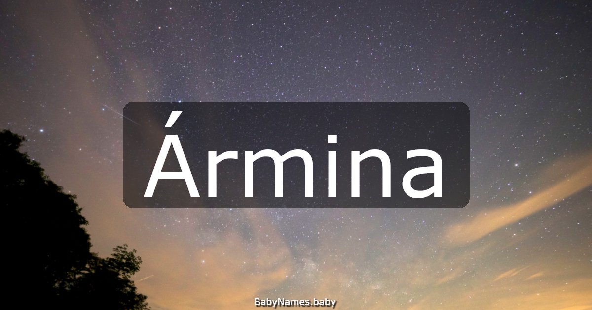 Ármina