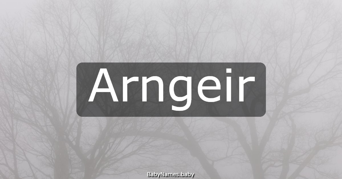 Arngeir