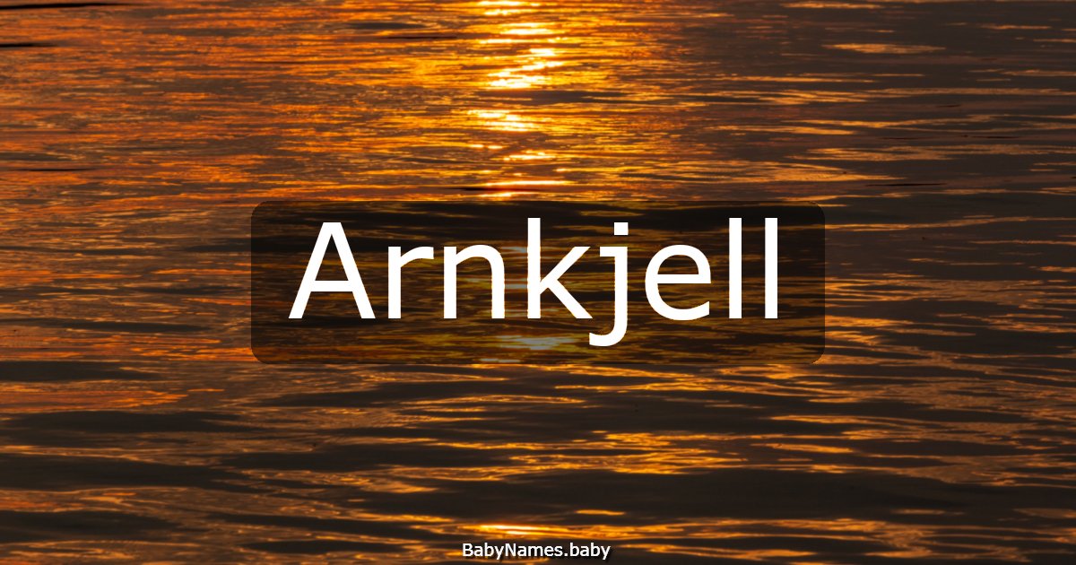 Arnkjell