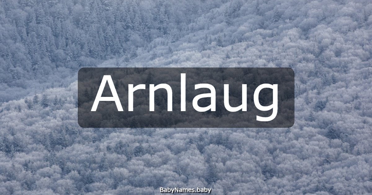 Arnlaug