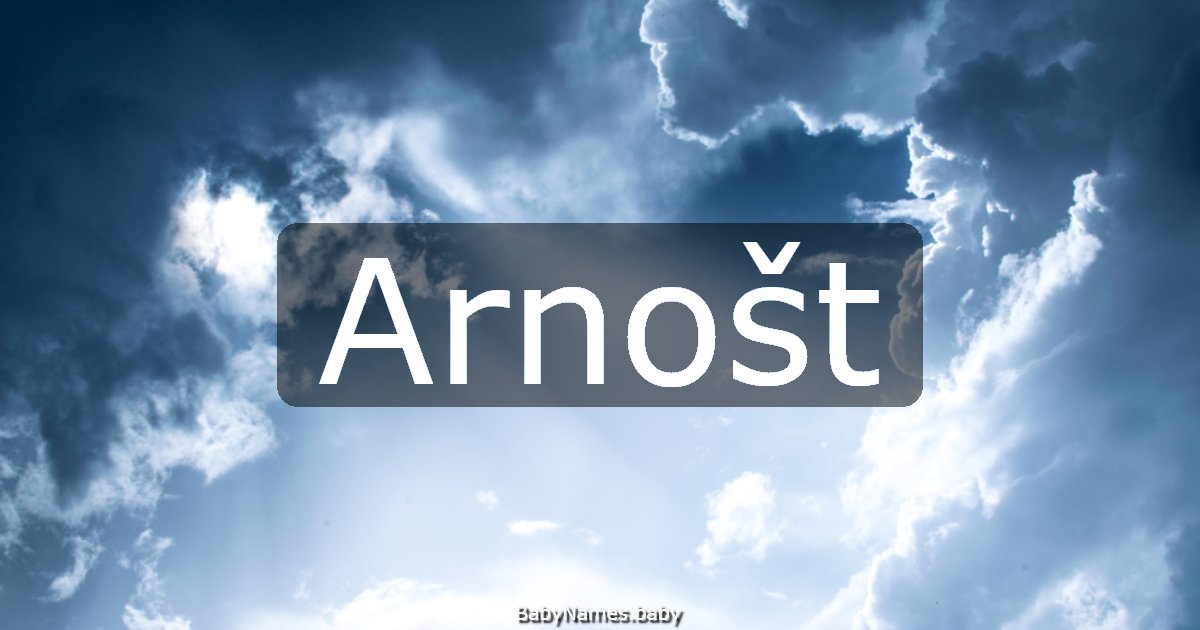Arnošt