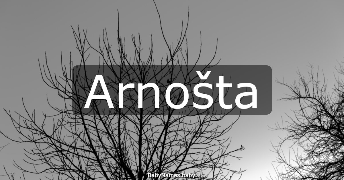 Arnošta