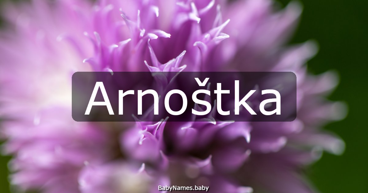 Arnoštka