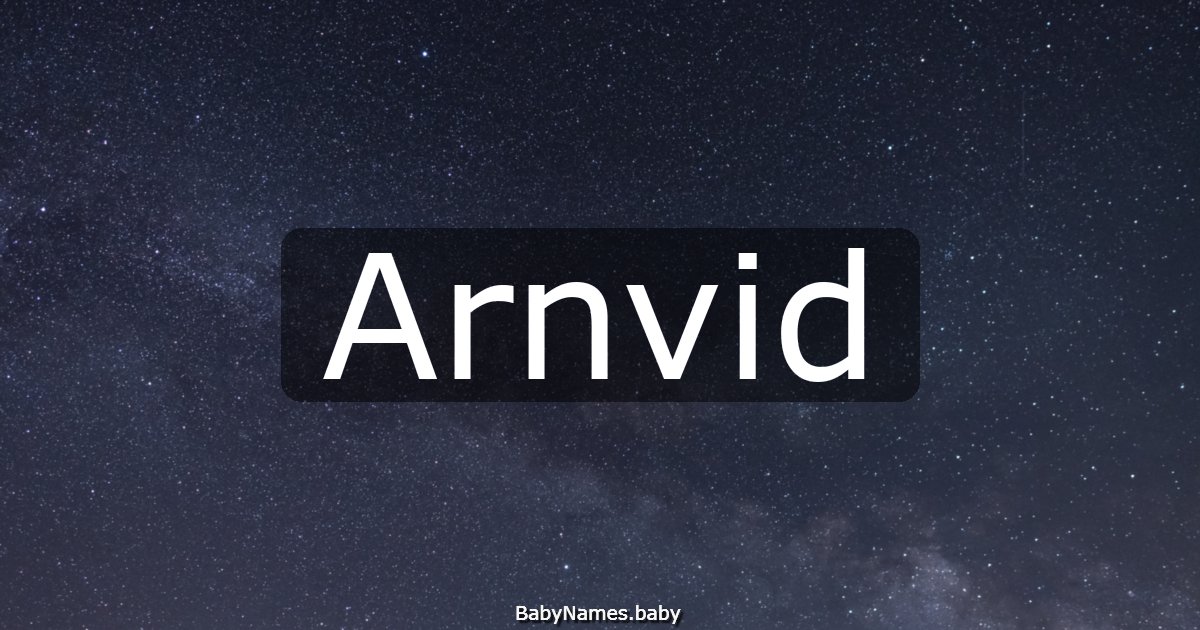 Arnvid