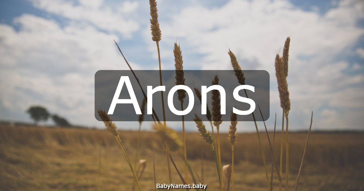 Arons