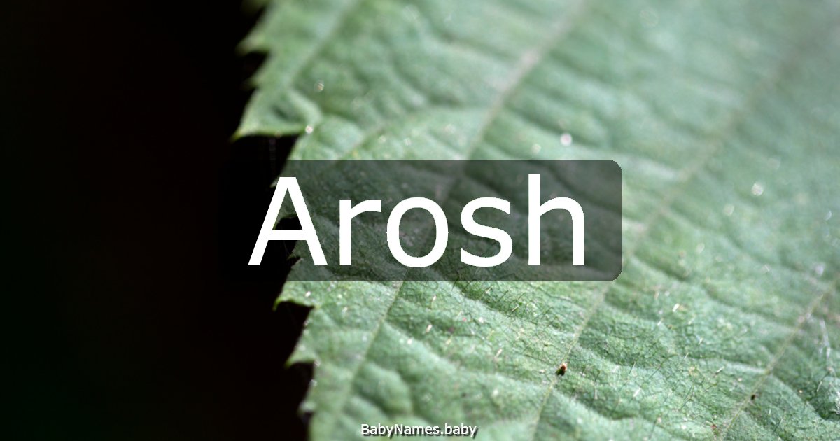 Arosh