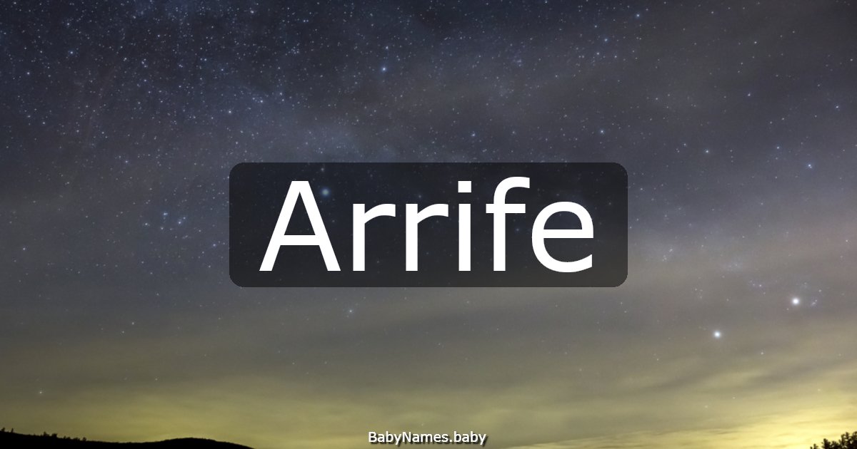 Arrife