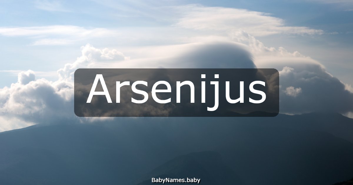 Arsenijus