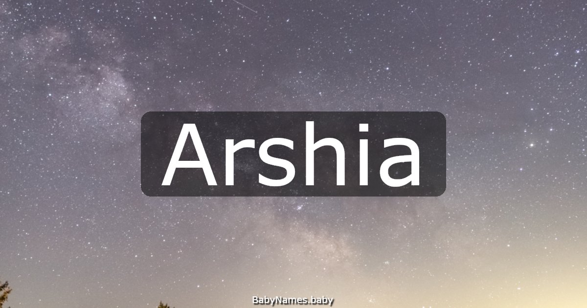 Arshia