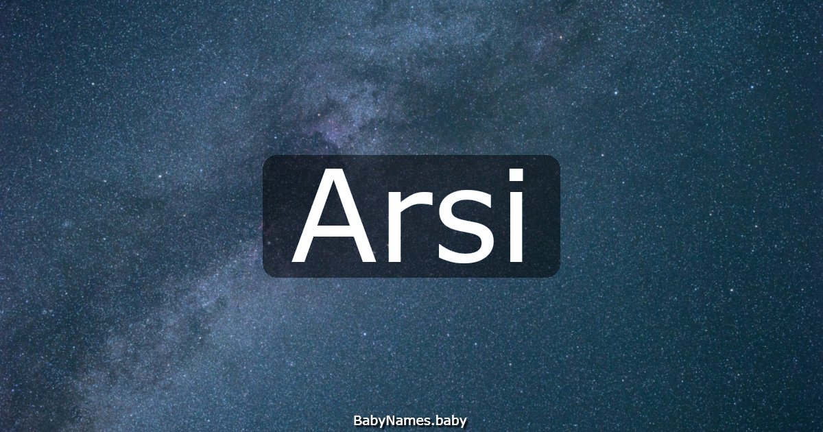 Arsi