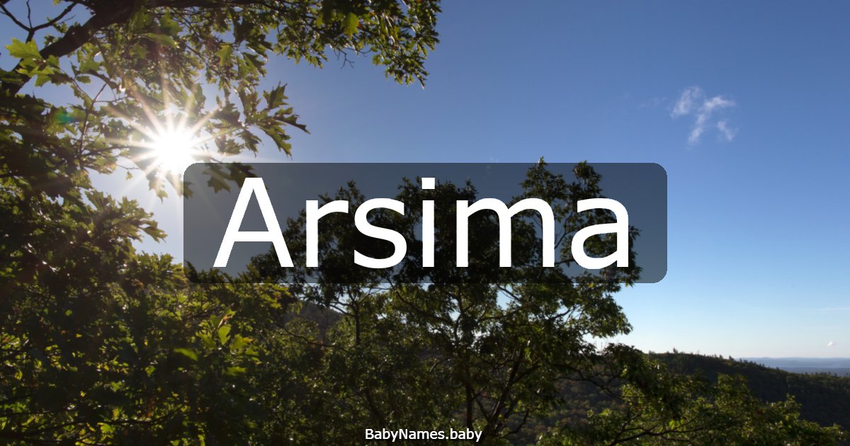 Arsima