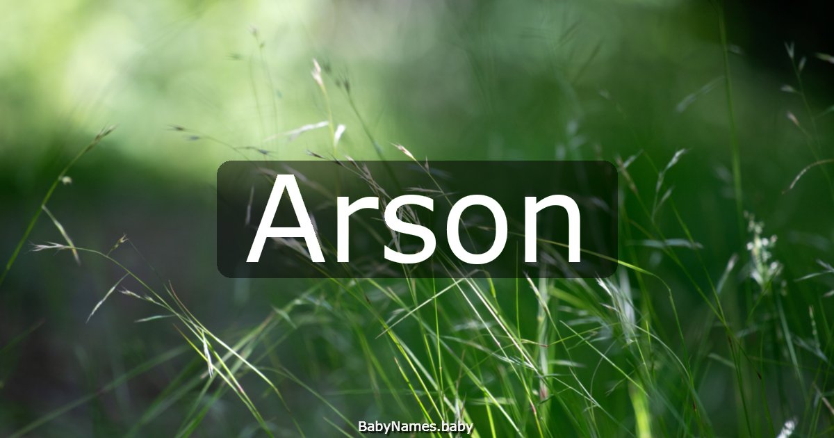 Arson