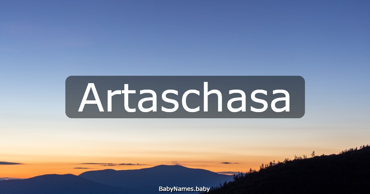 Artaschasa