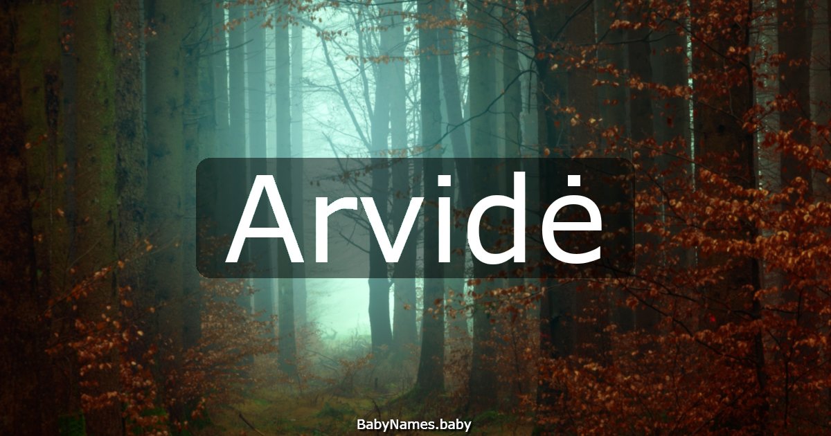 Arvidė