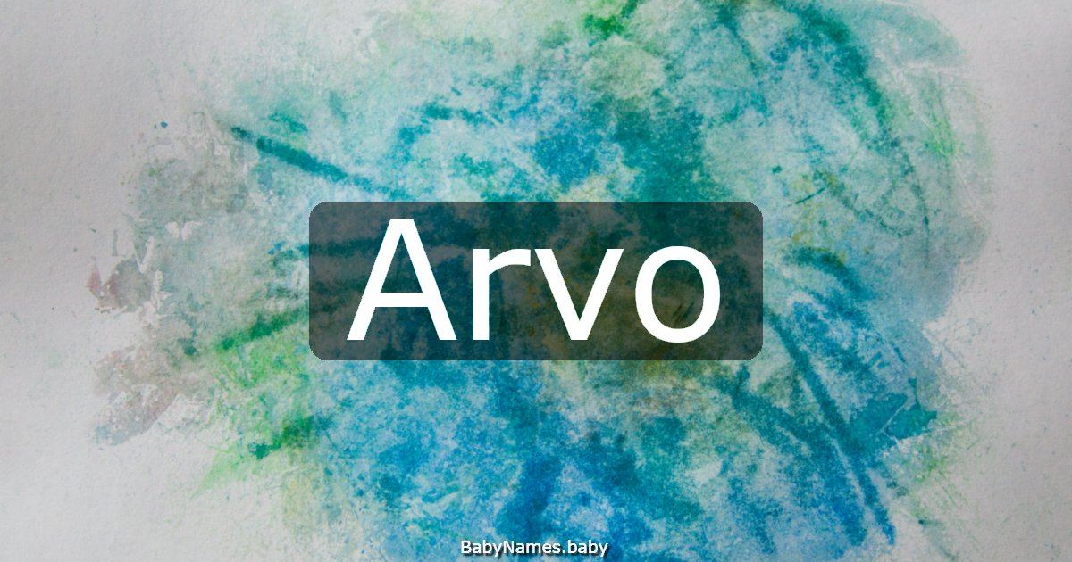 Arvo
