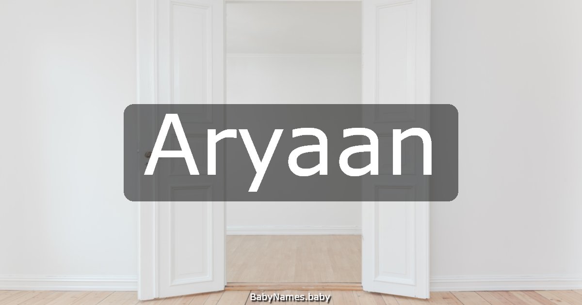 Aryaan