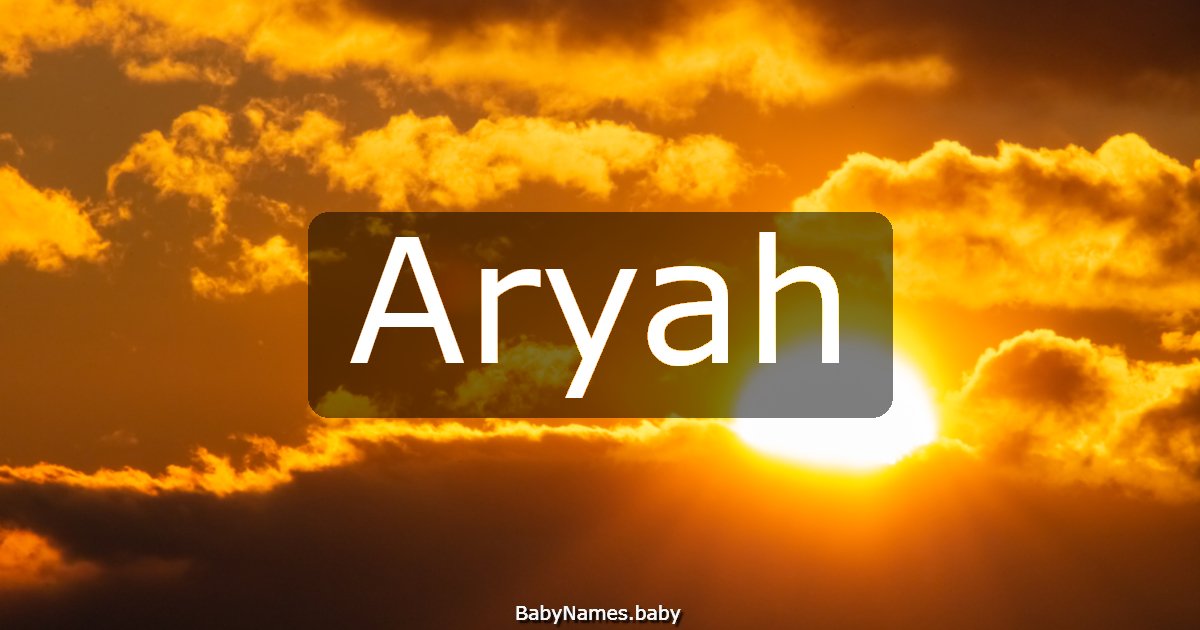 Aryah