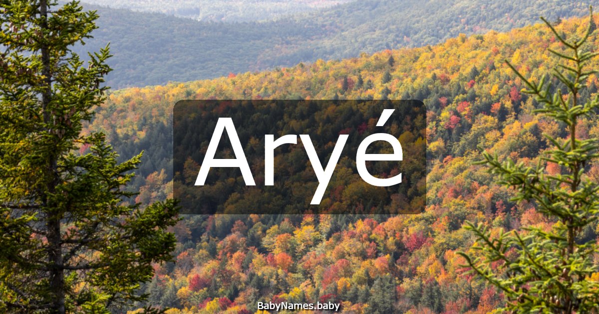 Aryé