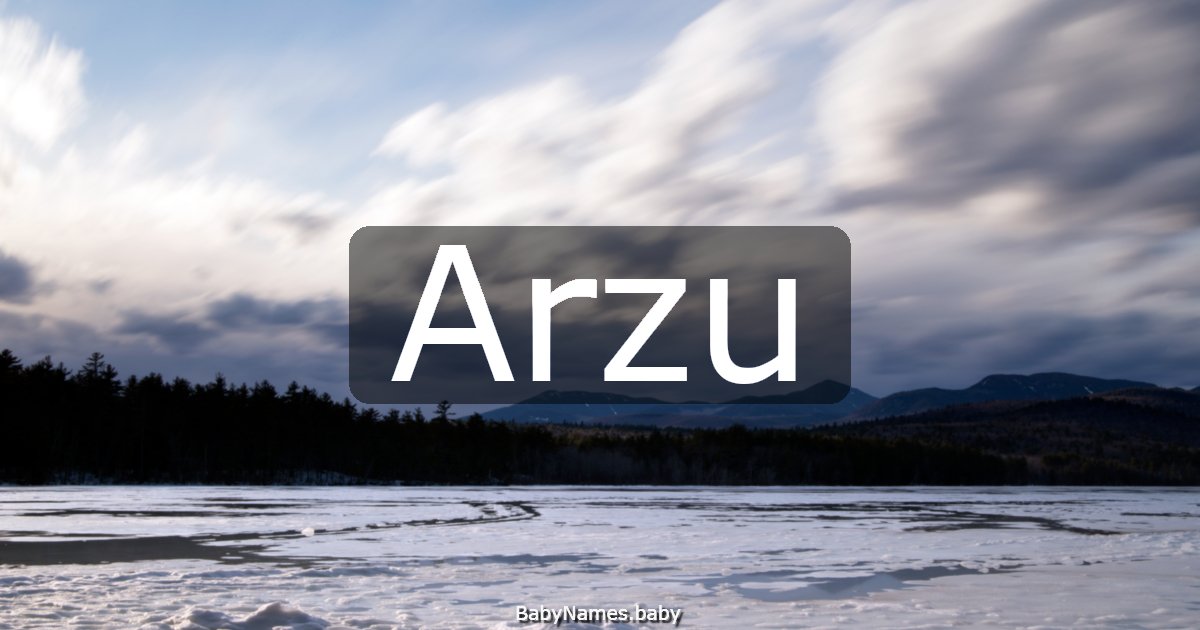 Arzu