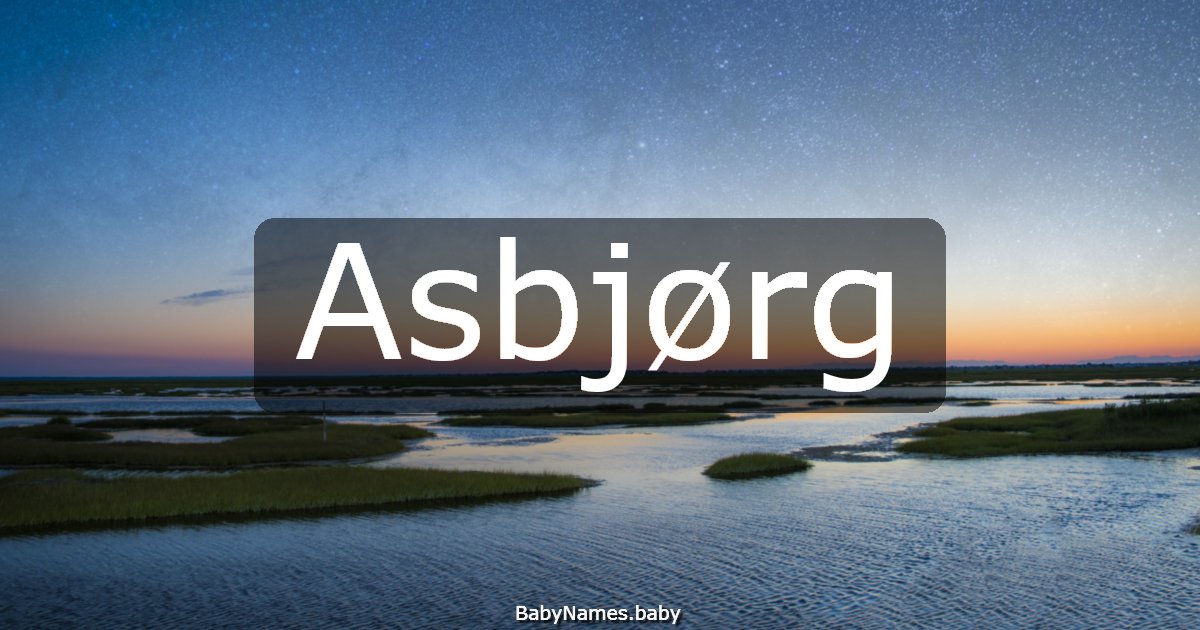 Asbjørg
