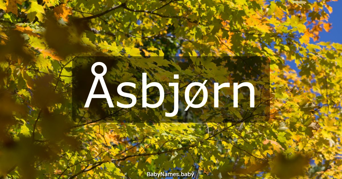 Åsbjørn