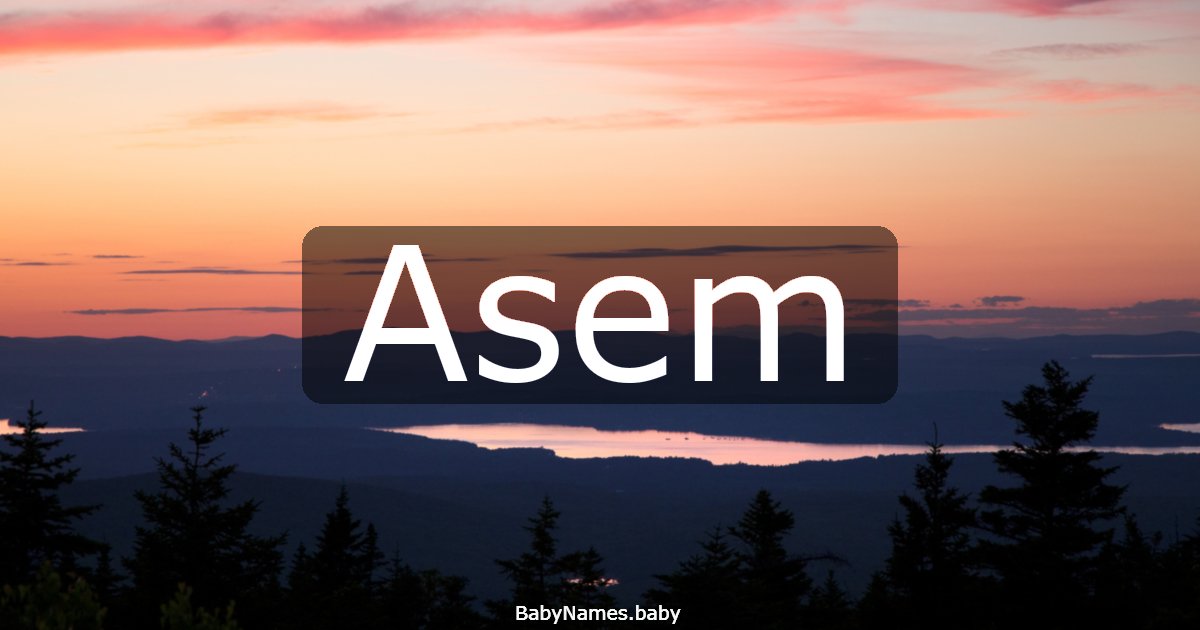 Asem
