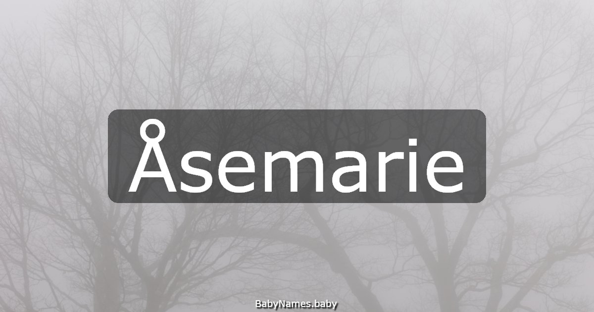 Åsemarie