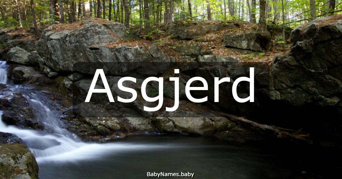 Asgjerd