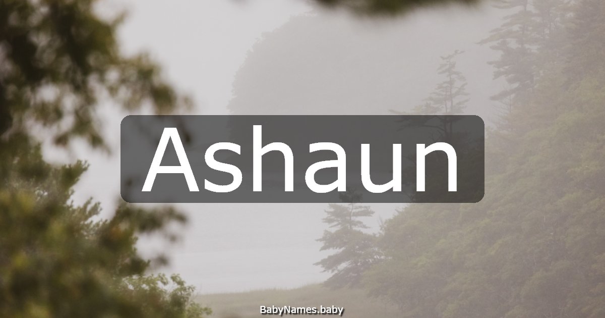 Ashaun