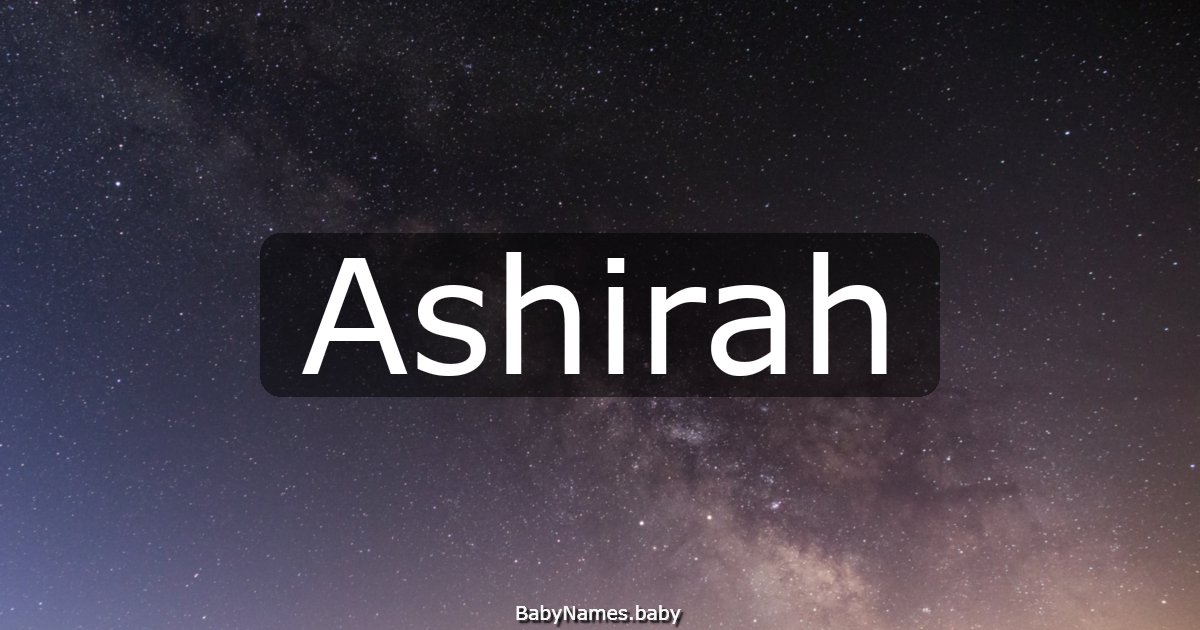 Ashirah
