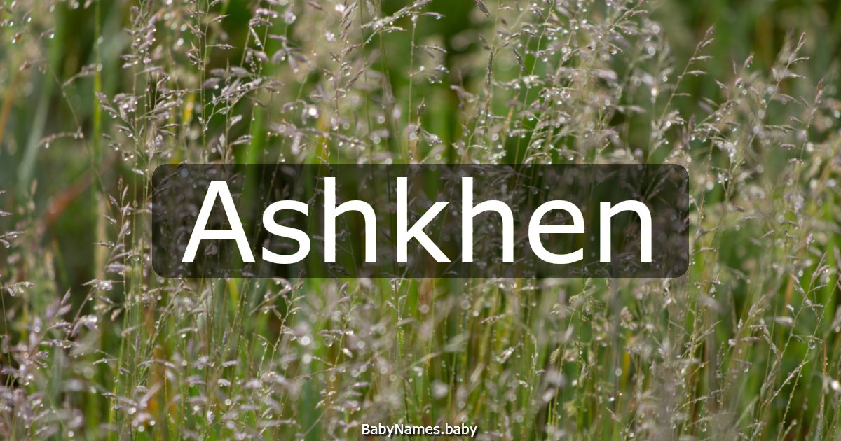 Ashkhen