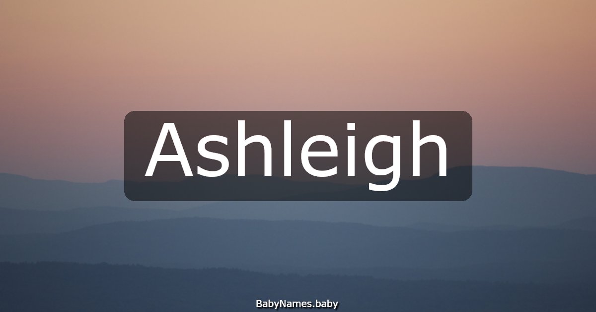 Ashleigh