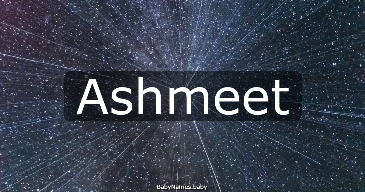 Ashmeet