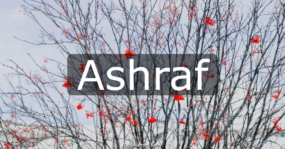 Ashraf