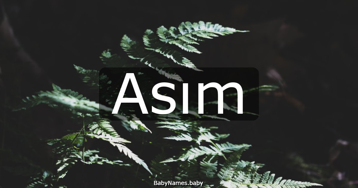 Asım