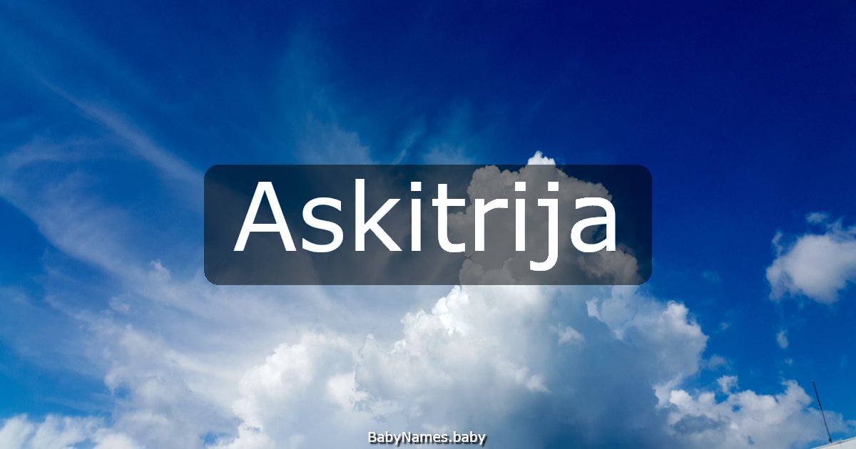 Askitrija