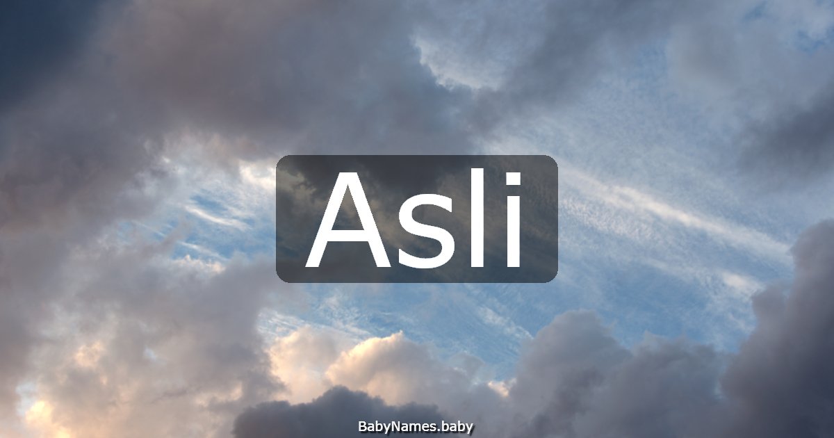 Asli