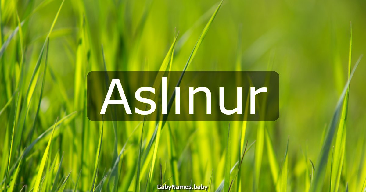Aslınur